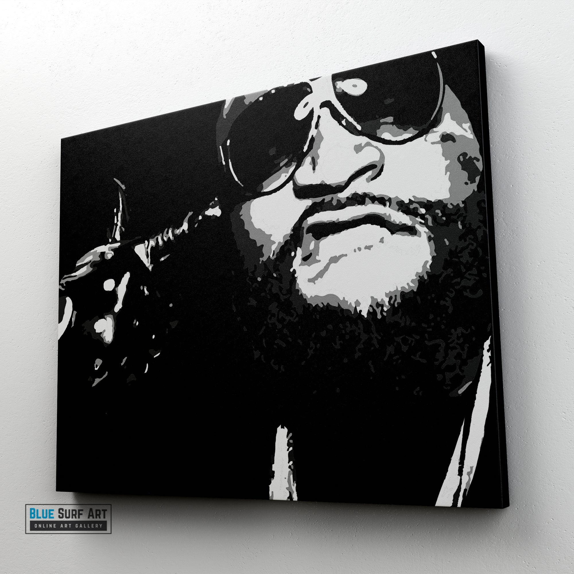 Rick Ross Rapper Original oil painting on canvas by Blue Surf Art 2