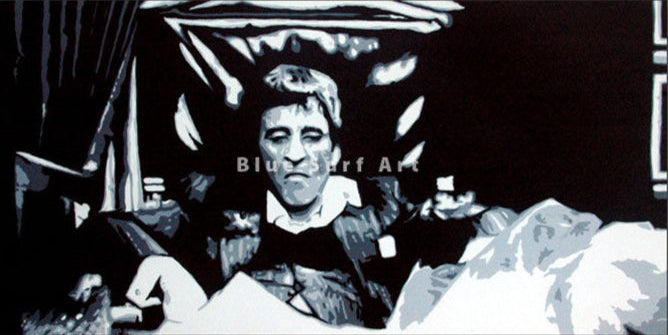 Custom Scarface Paintings | Handcrafted Oil Art Inspired by the Film