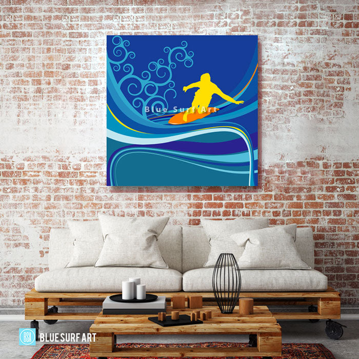 Surfing I - living room