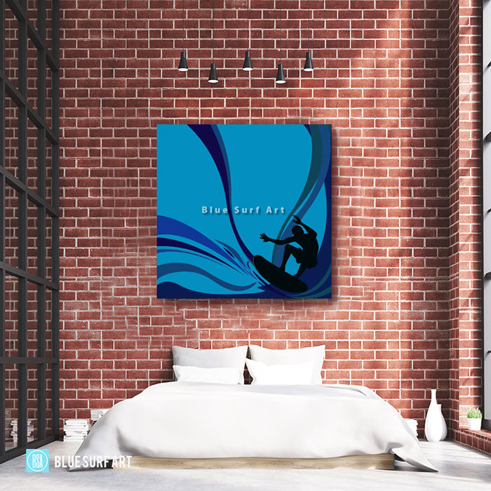 Surfing II - bedroom showcase