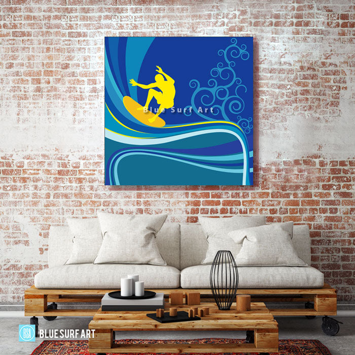 Surfing III - living room