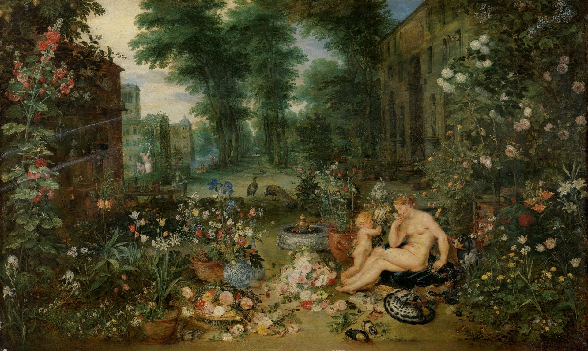 Smell by Peter Paul Rubens Reproduction Oil Painting on Canvas
