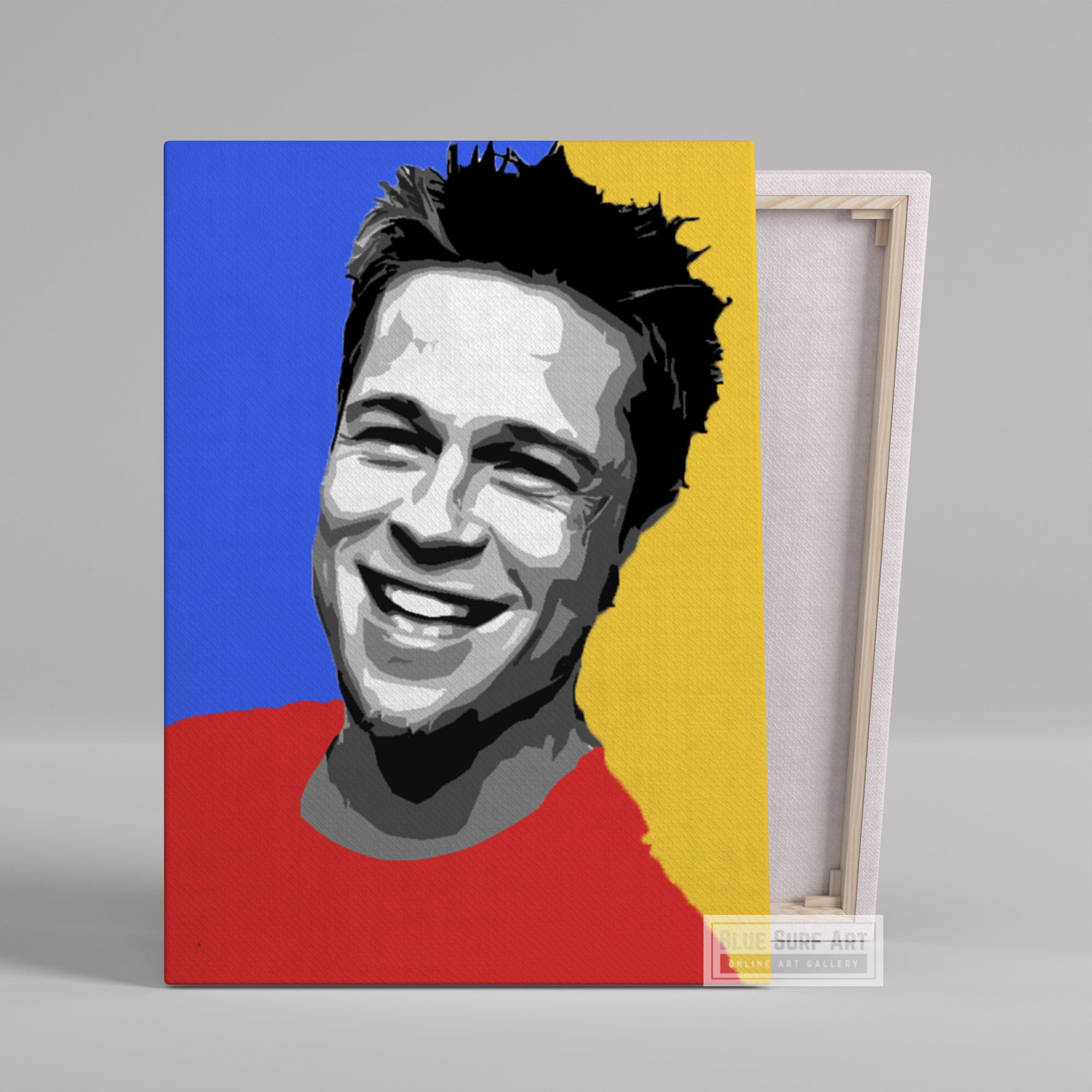 Fight Club Brad Pitt Painting by Blue Surf Art
