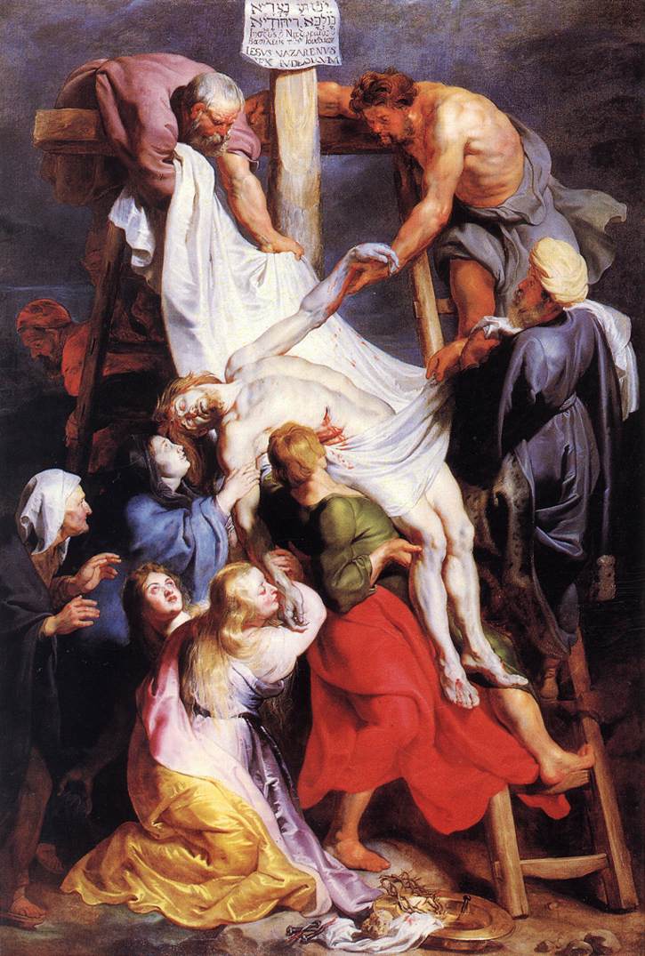 Descent from the Cross by Peter Paul Rubens Reproduction Oil Painting on Canvas