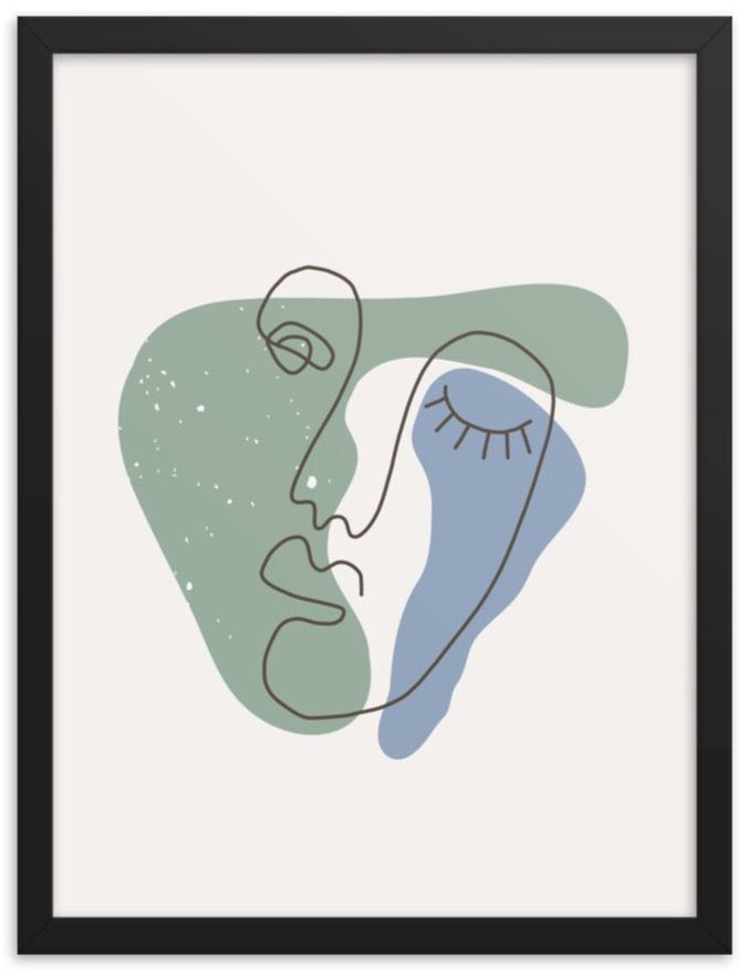 Minimalist Poster Matte Paper with Frame #4