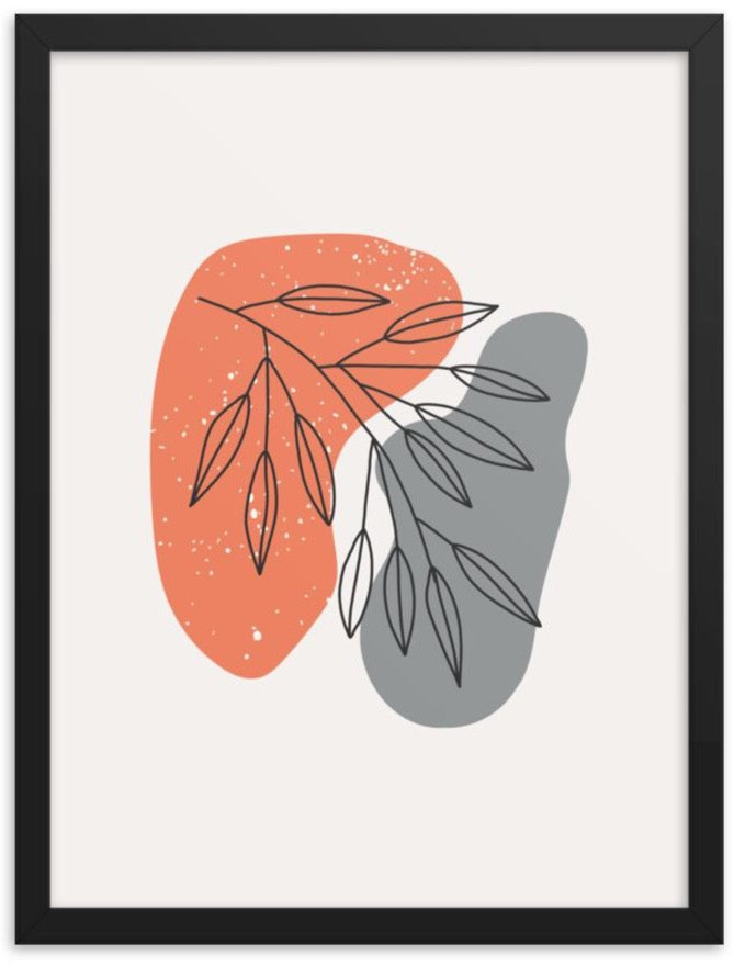 Minimalist Poster Matte Paper with Frame #5