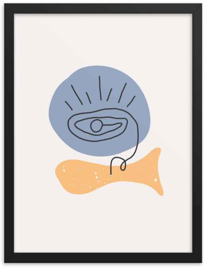 Minimalist Poster Matte Paper with Frame #6