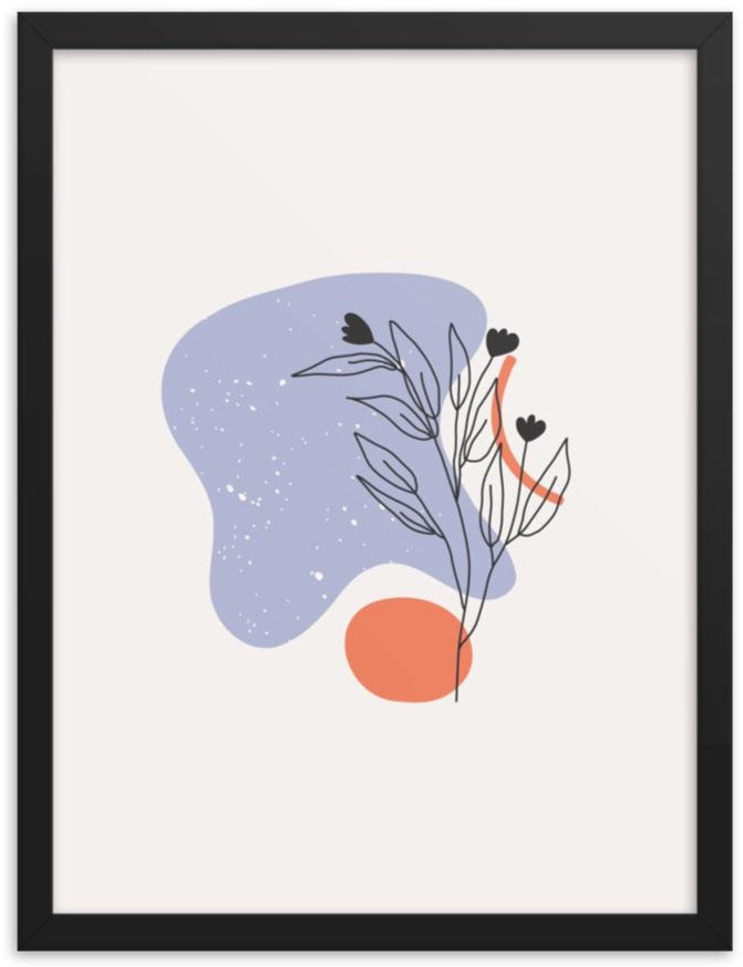 Minimalist Poster Matte Paper with Frame #7
