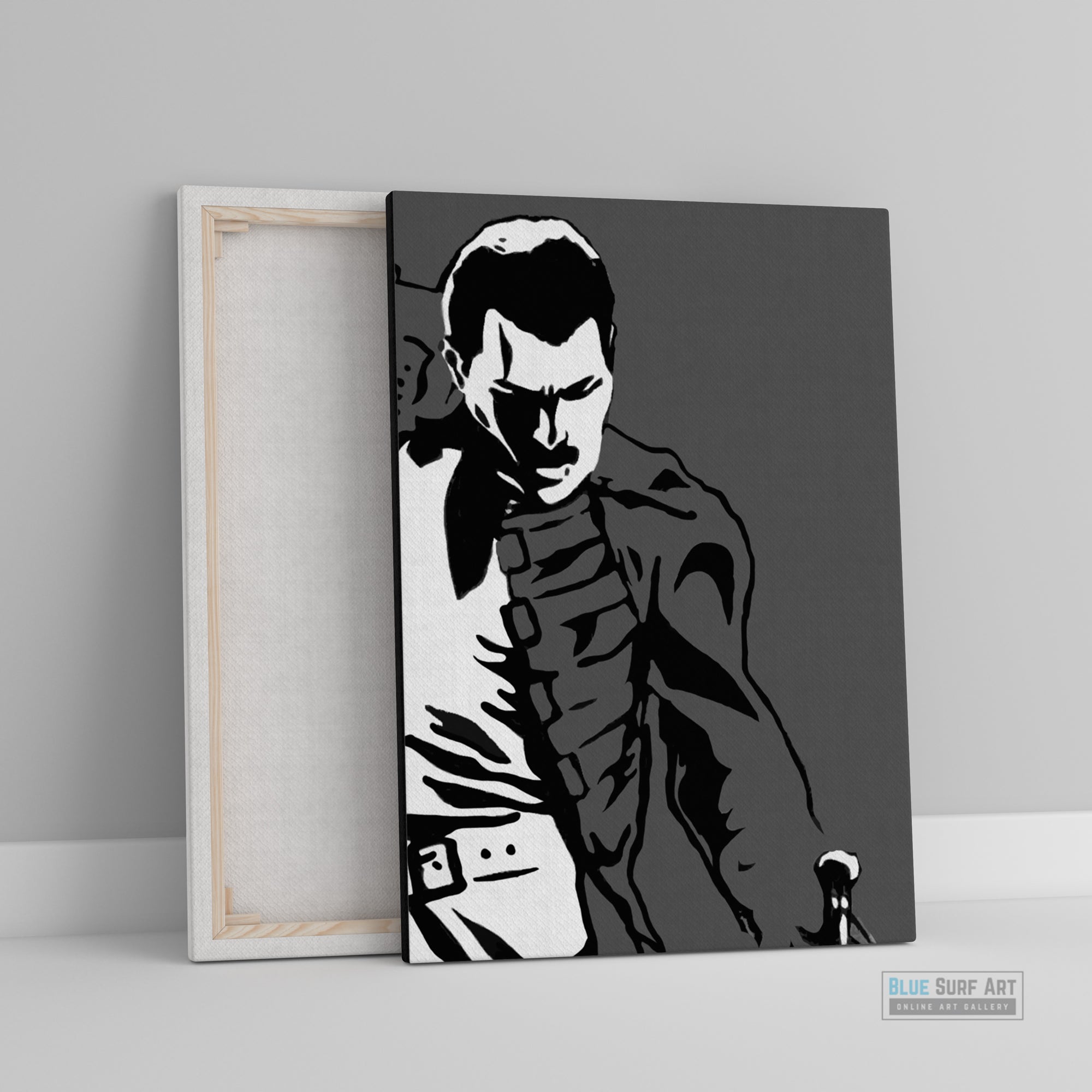 Freddie Mercury Wall Art, Queen Freddie Mercury Prints, Queen wall art, Queen fan art, queen rock band painting, Queen Freddie canvas art, Freddie Mercury gift art, Freddie Mercury Fan Art