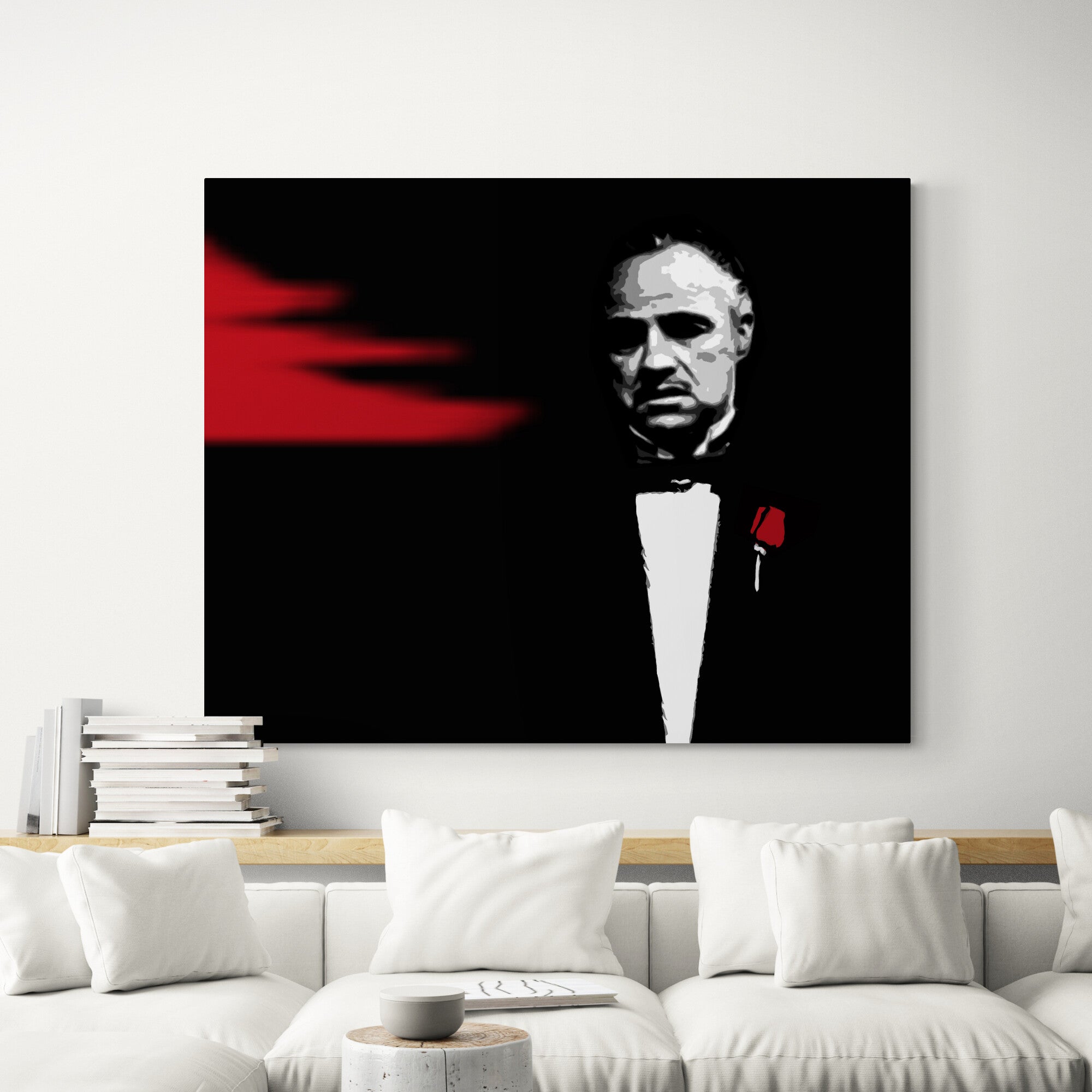 The Godfather with Red Shadow