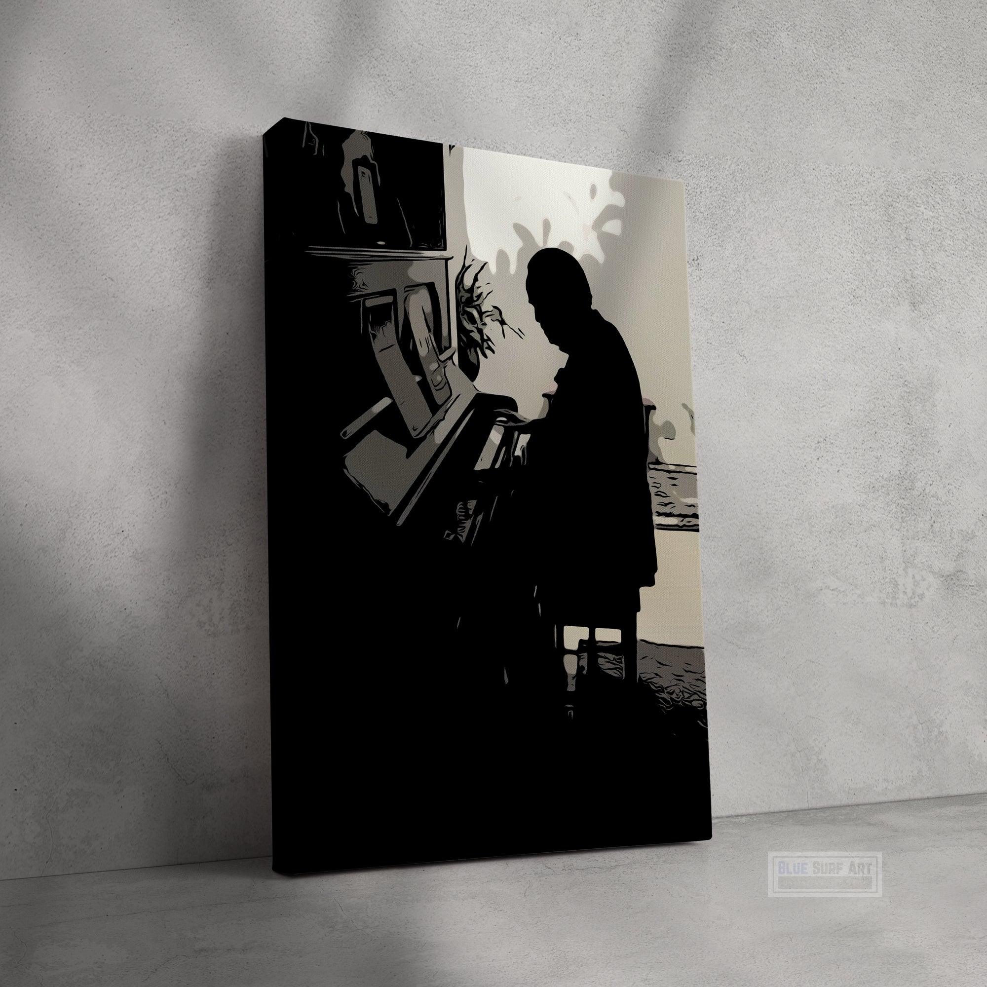 The Godfather Film Wall Art Movies Original Oil on Canvas Painting by Blue Surf Art - 2