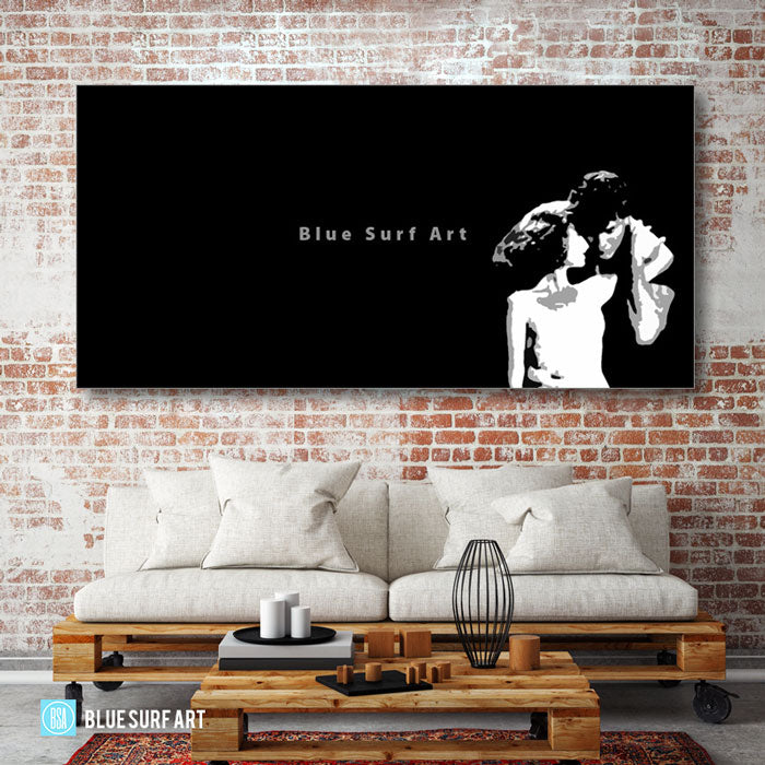 I'm gonna do my kind of dancin' with a great partner - B/W - living room