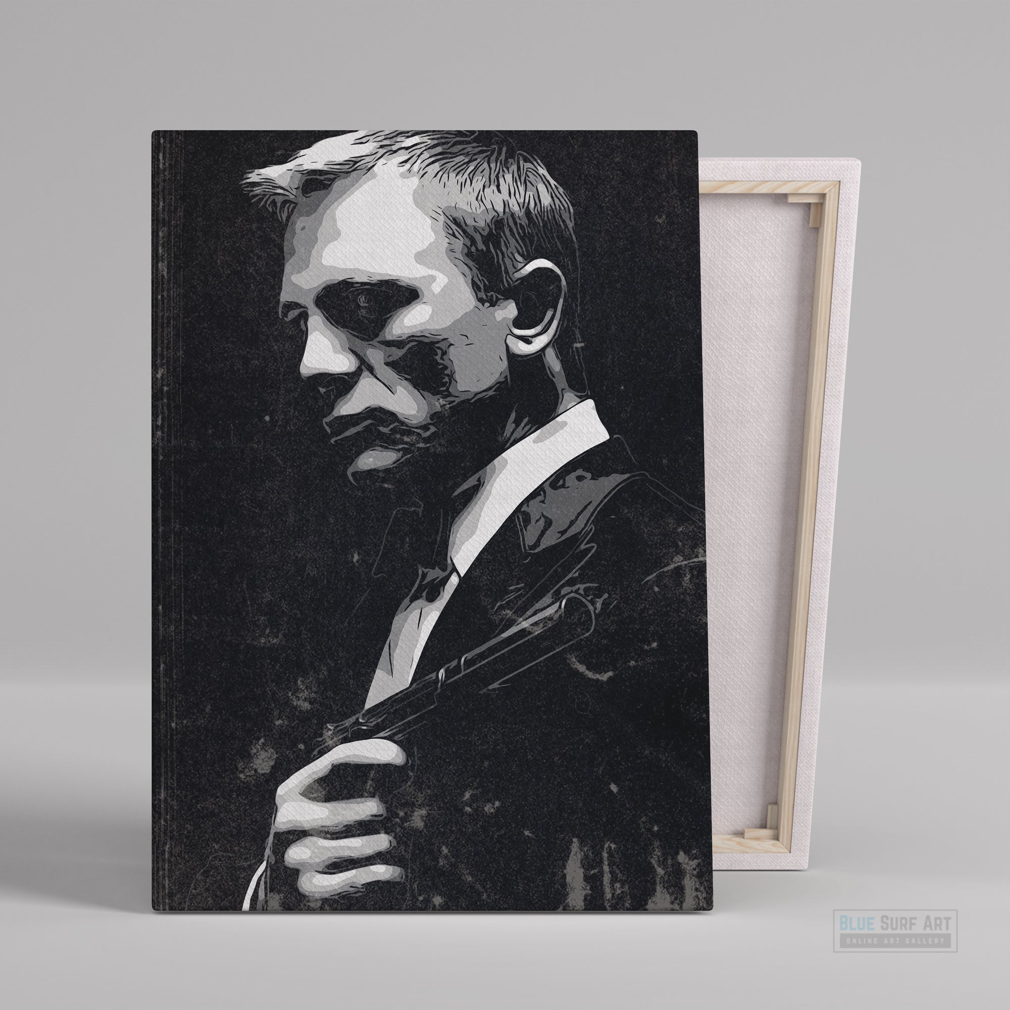 James Bond 007, Daniel Craig Art, James Bond Canvas Art Painting