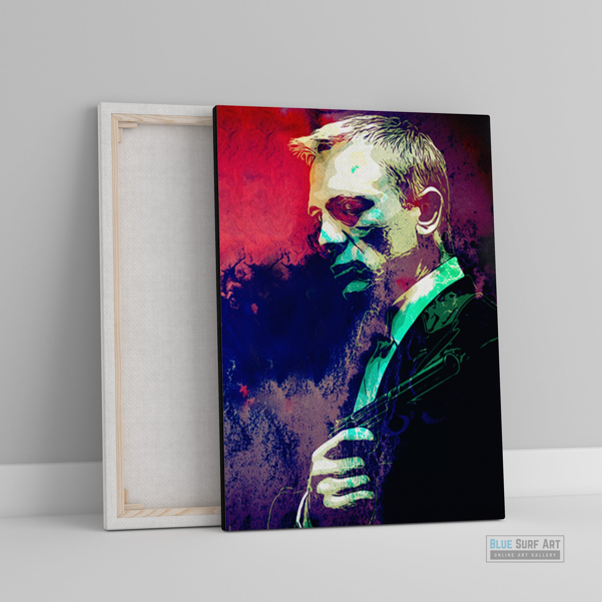 James Bond 007, No Time To Die Craig Daneil Art, James Bond Canvas Art Painting