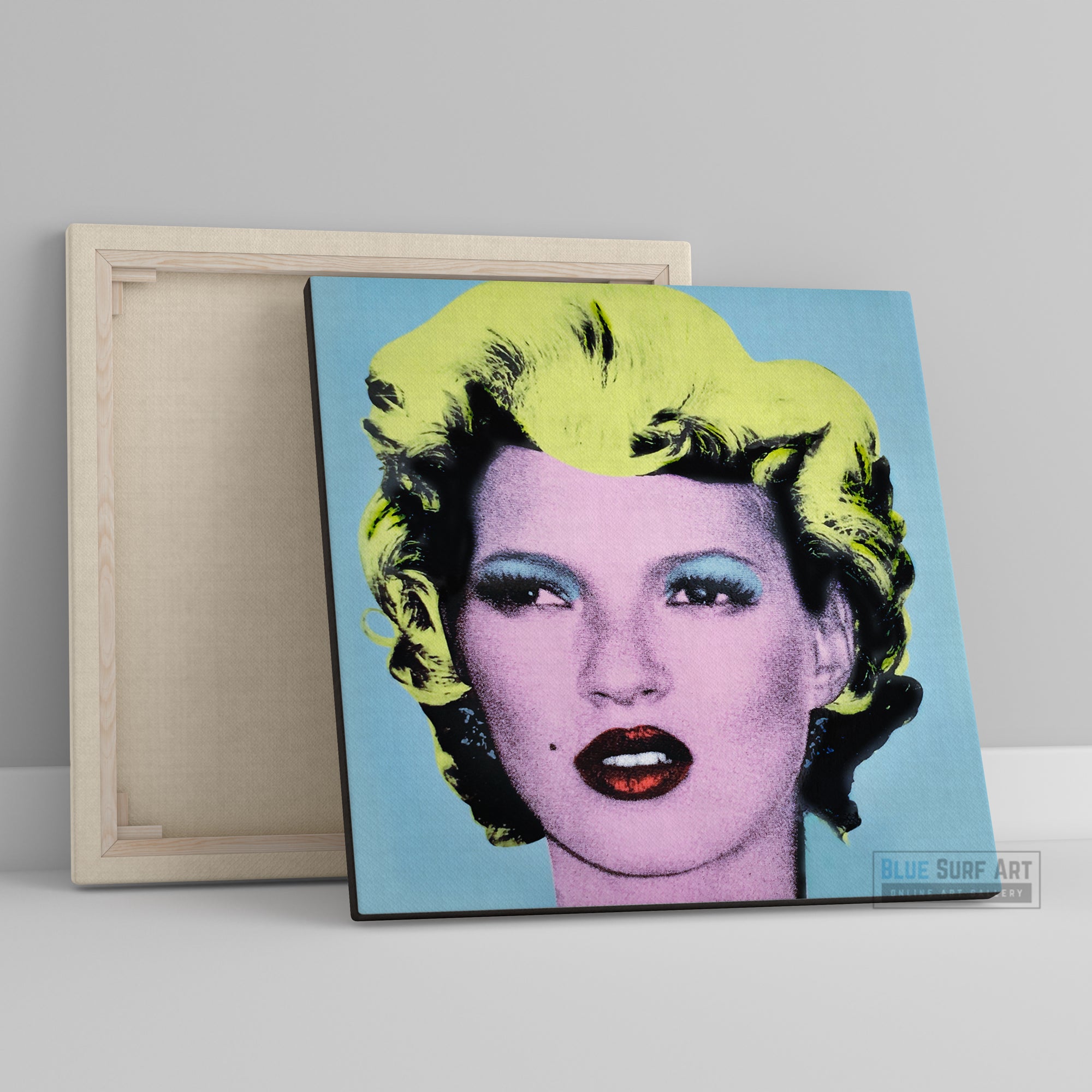 Kate Moss Banksy Street Art for Sale Original Oil Painting on Canvas