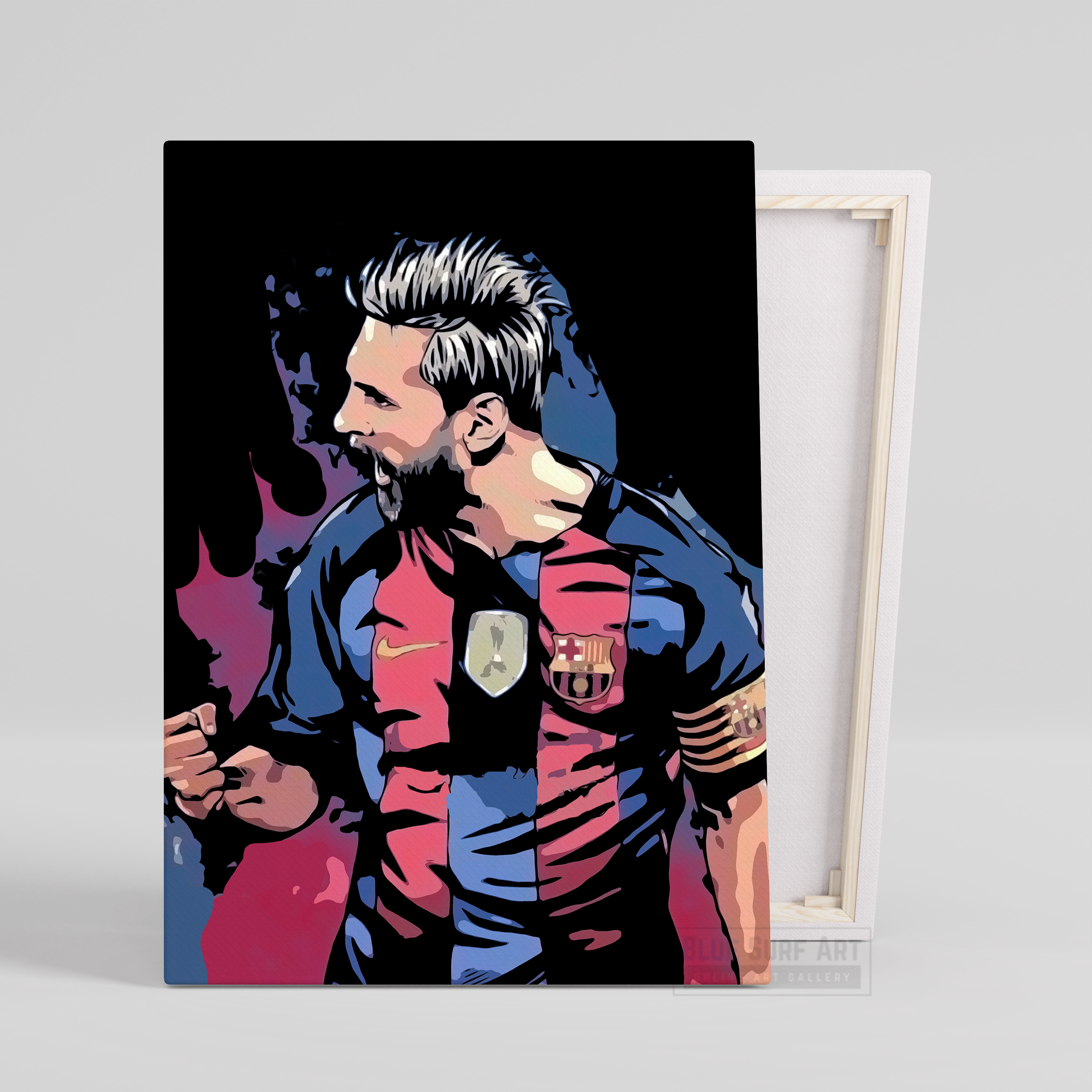 Lionel Andrés Messi Legend Wall Art Original Handmade Art Painting for Sale 1