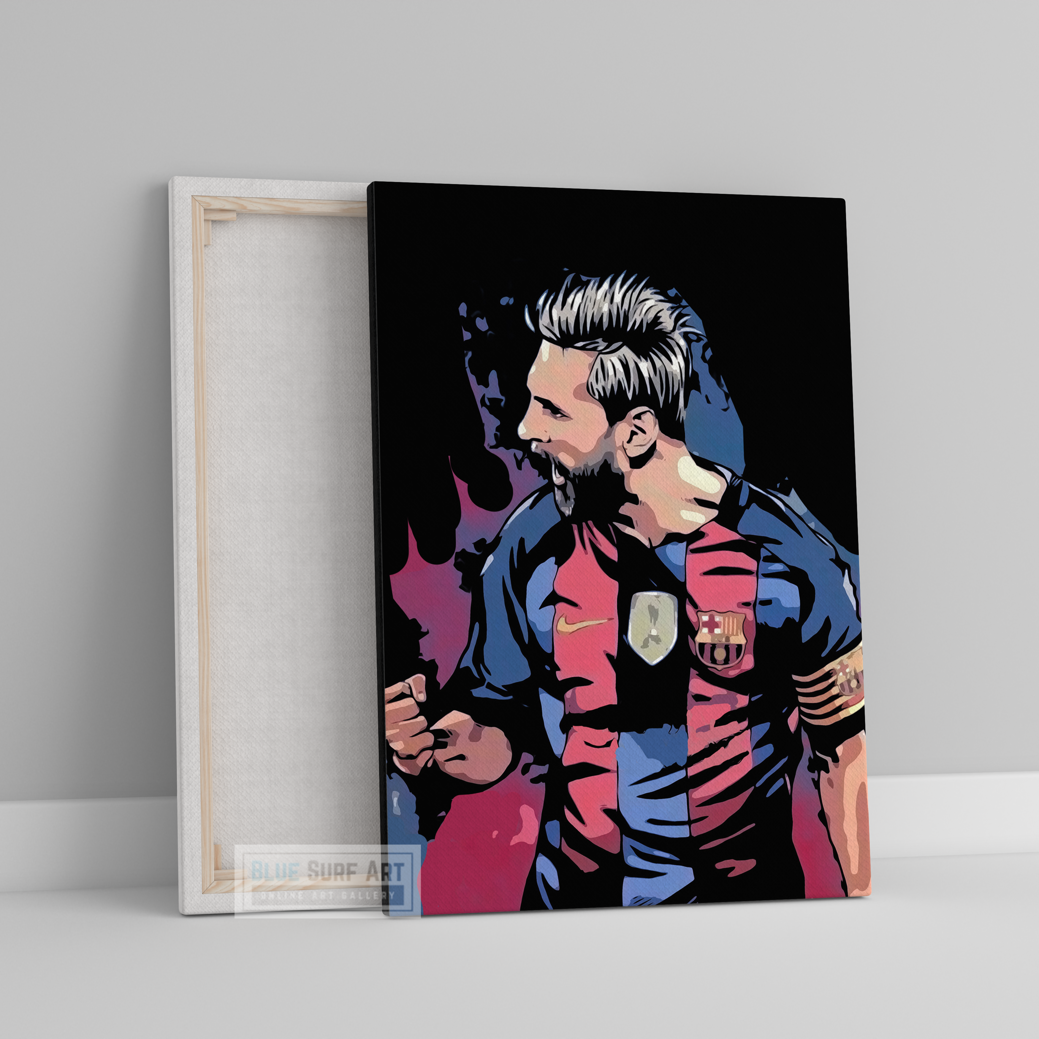 Lionel Andrés Messi Legend Wall Art Original Handmade Art Painting for Sale 2