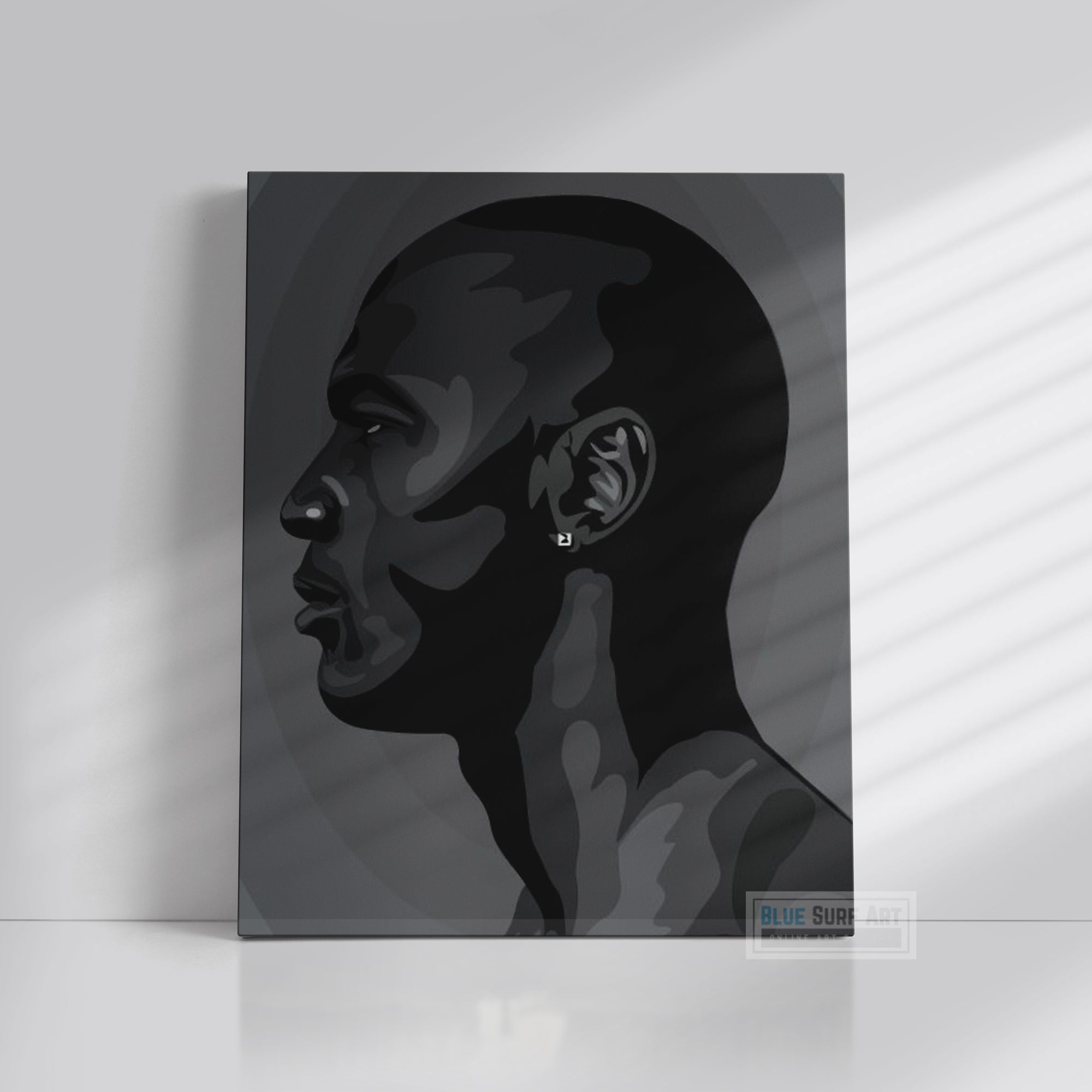 MJ Basketball Player Wall Art Original Handmade Art Painting for Sale 2