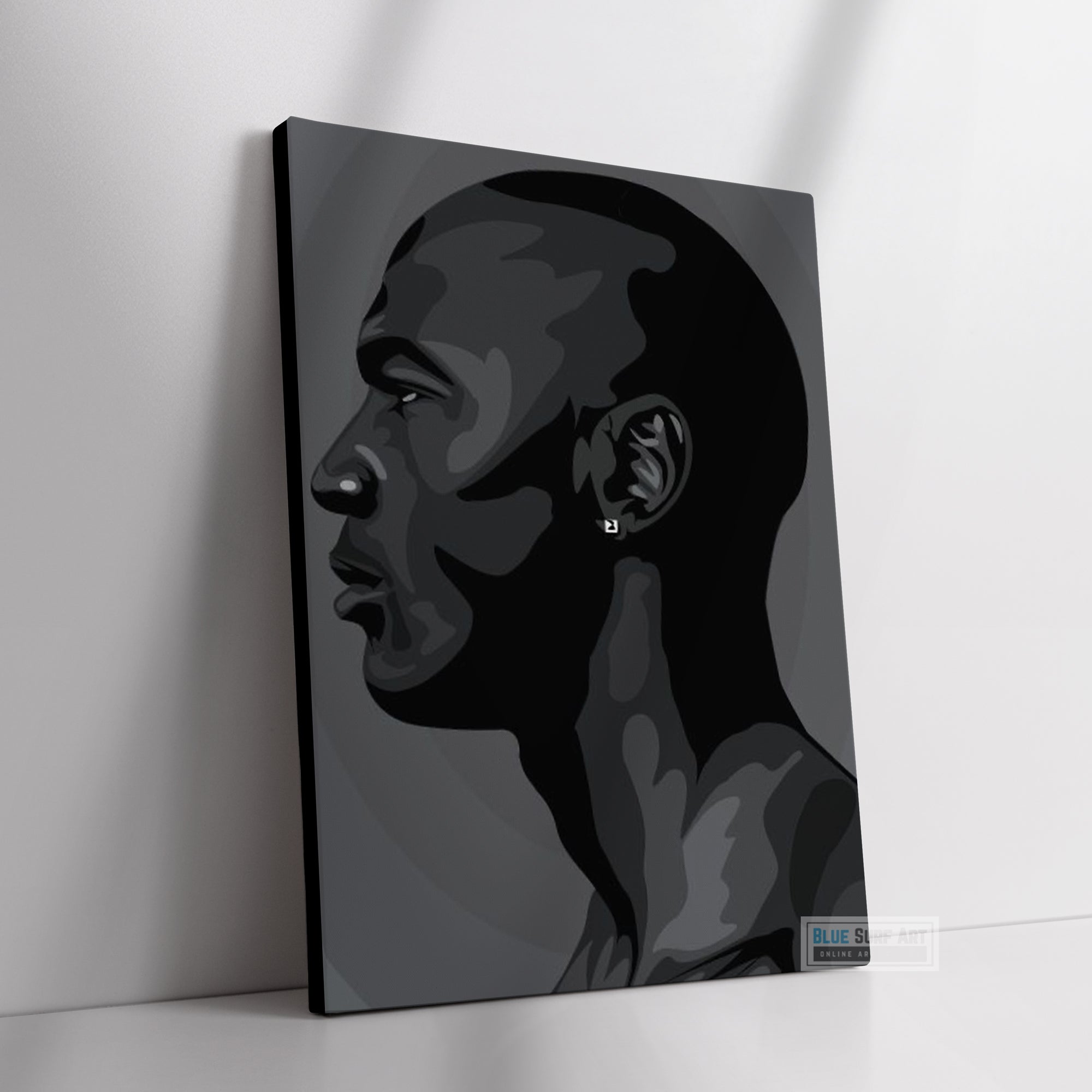 MJ Basketball Player Wall Art Original Handmade Art Painting for Sale 4