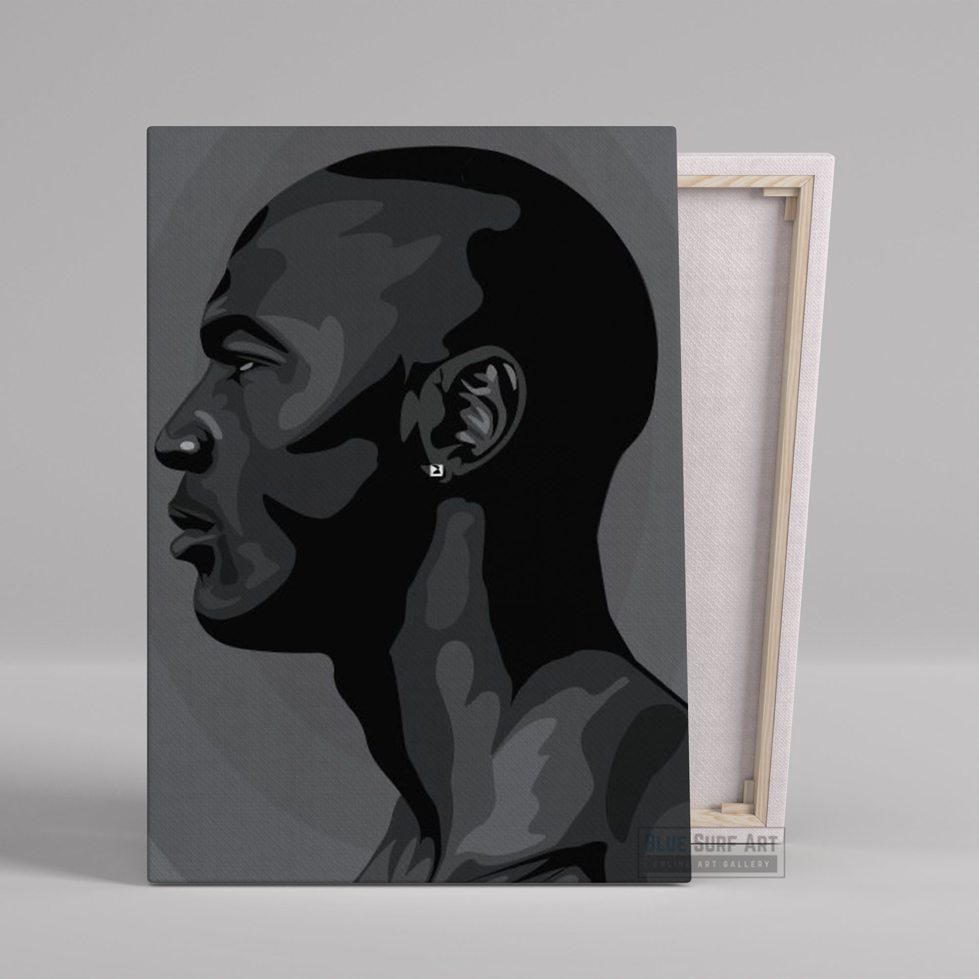 MJ Basketball Player Wall Art Original Handmade Art Painting for Sale 5