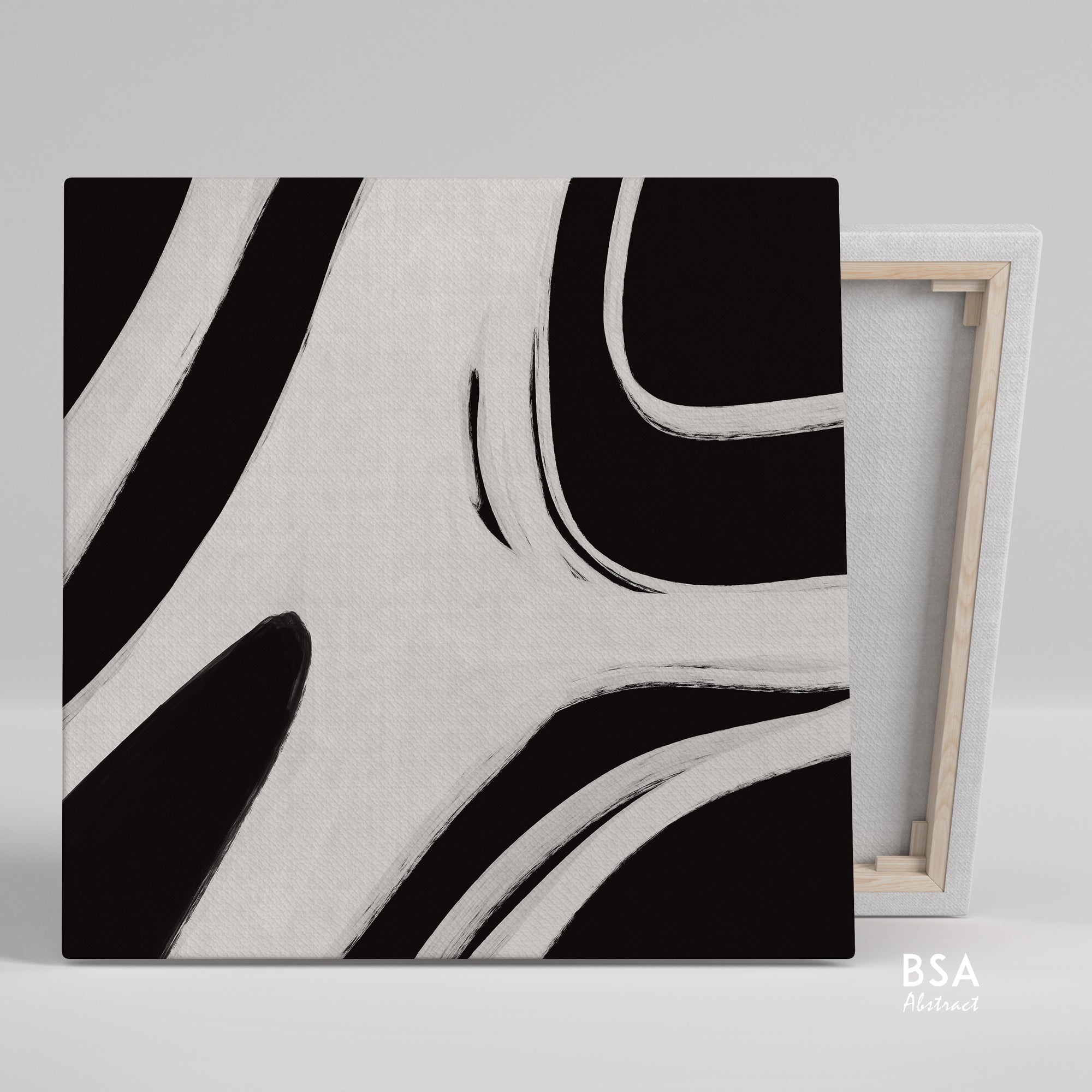 Minimalist Black & White Modern Abstract Wall Art - Fora #4. Large Abstract Painting, Modern Abstract Painting, oil hand painting, office wall art, original abstract, textured art