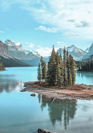 Scandinavian Nordic Coastline Canvas Art Print - Wall Decor, Home decor - Design A