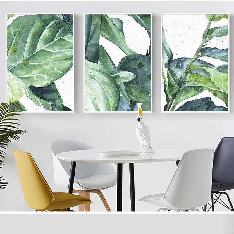 Scandinavian Style Tropical Plants Print