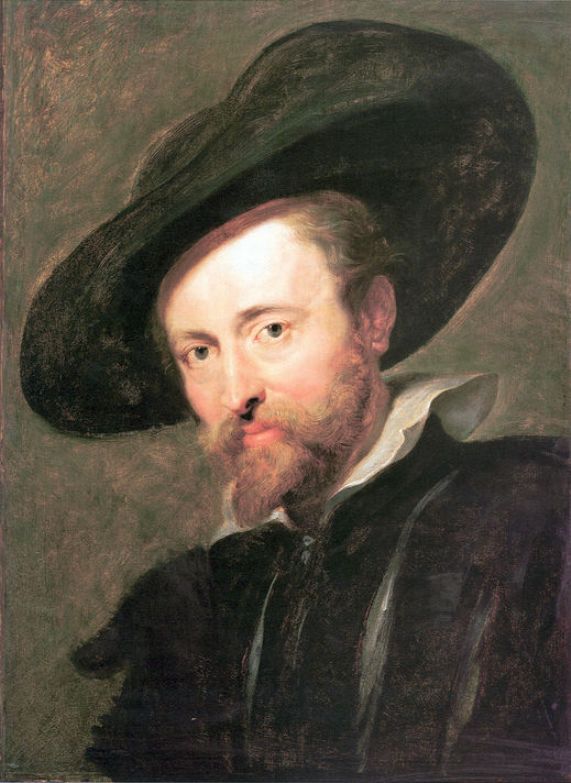 Self-Portrait by Peter Paul Rubens Reproduction Oil Painting on Canvas