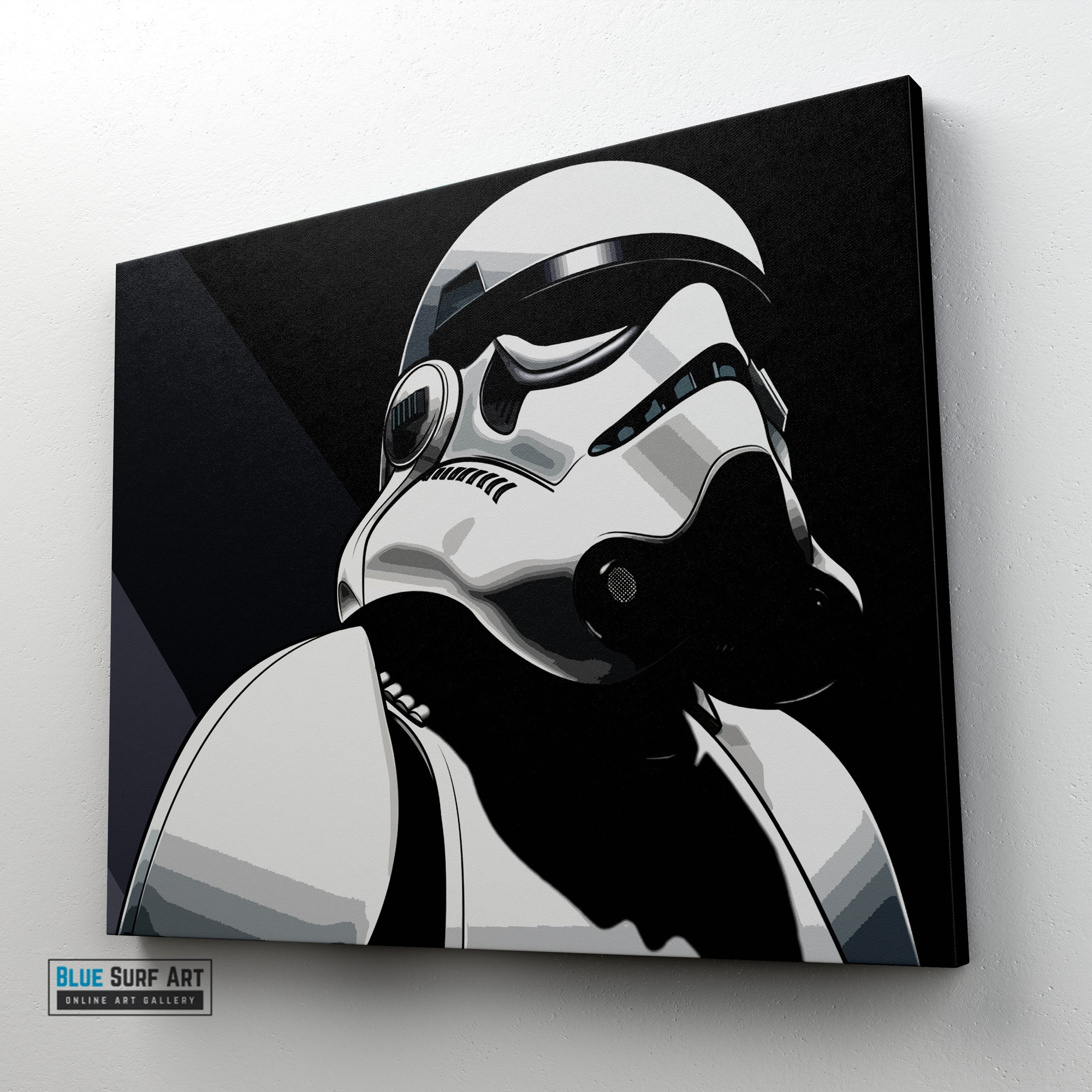 White Robot Wall Art Wall Art Home Decor, 100% Oil Painting on Canvas -1