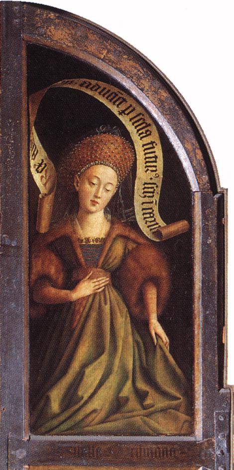 The Cumaean Sibyl by Jan Van Eyck Reproduction Painting by Blue Surf Art