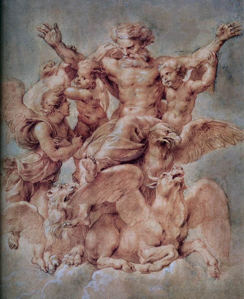 Vision of Ezekiel by Peter Paul Rubens Reproduction Oil Painting on Canvas