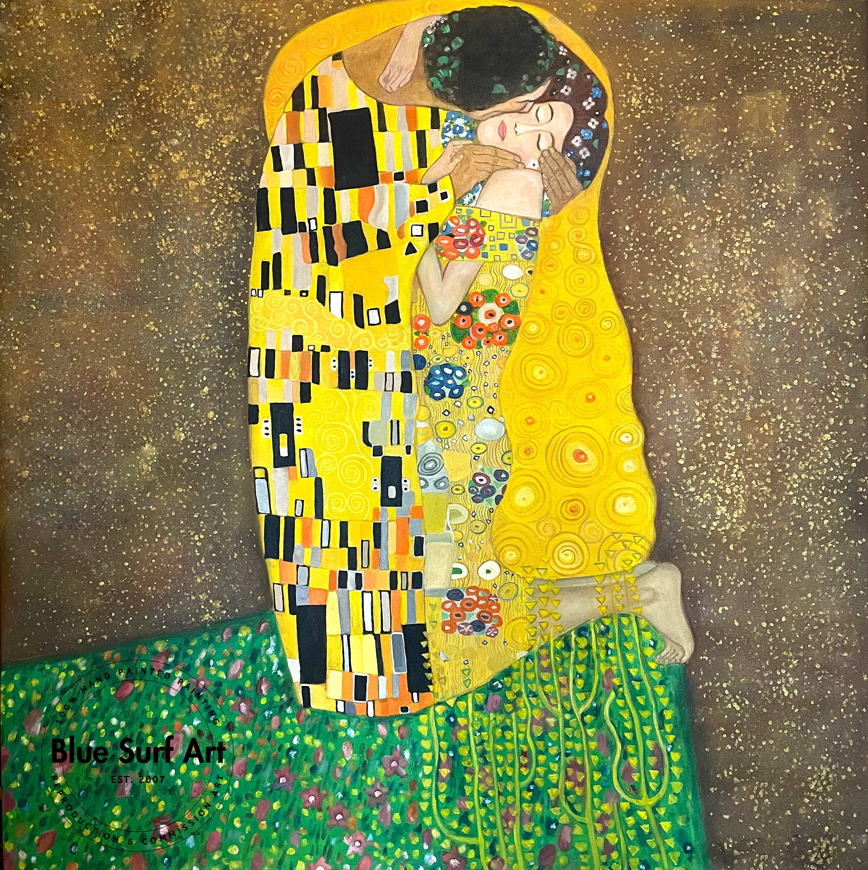 The-kiss-reproduction-painting