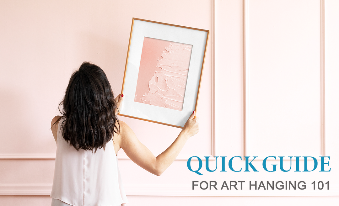 Quick guide how to hang your artwork on the wall