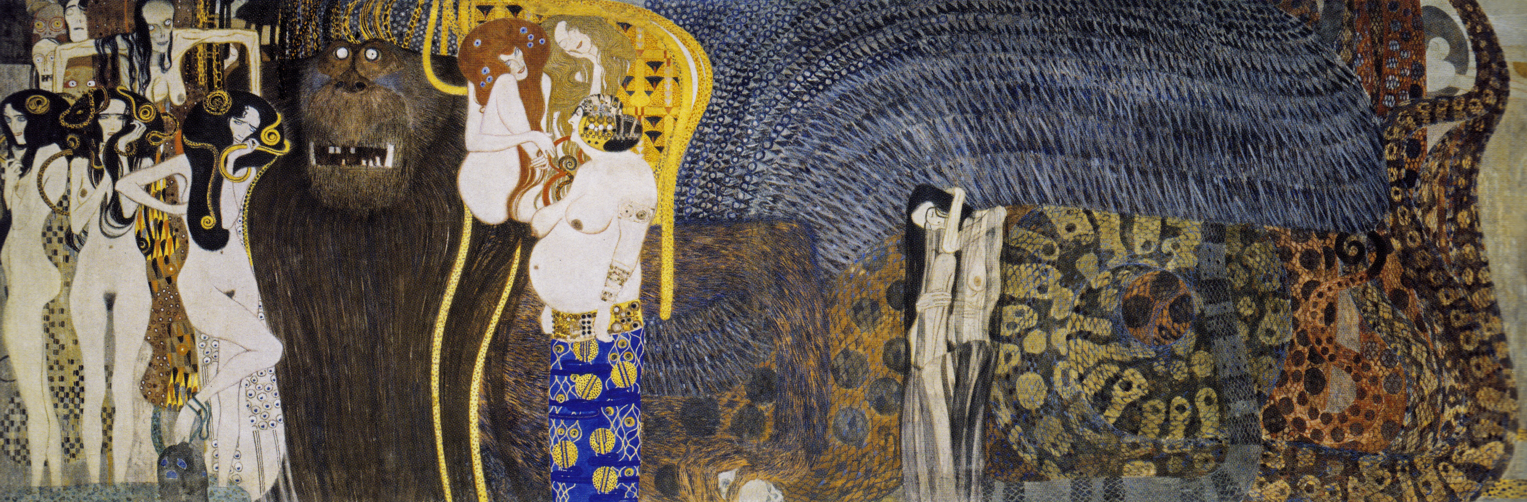 Gustav Klimt's The Hostile Powers (1902) 