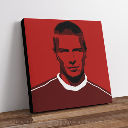 David Beckham Wall Art Original Oil on Canvas 100% Hand Painted Art