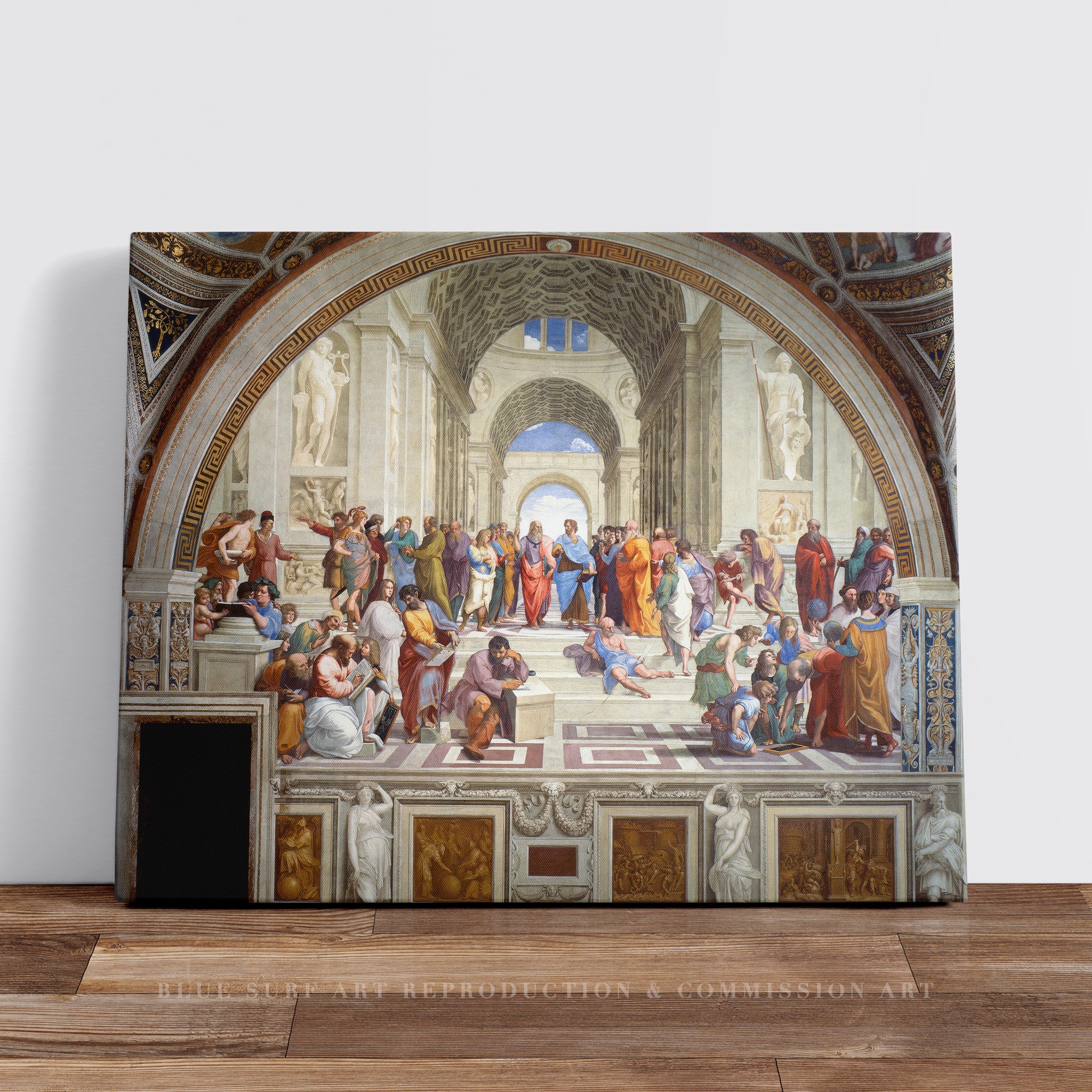 The School of Athens by Raphael 100% Hand Painted Art