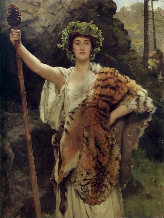 Priestess of Bacchus by John Collier