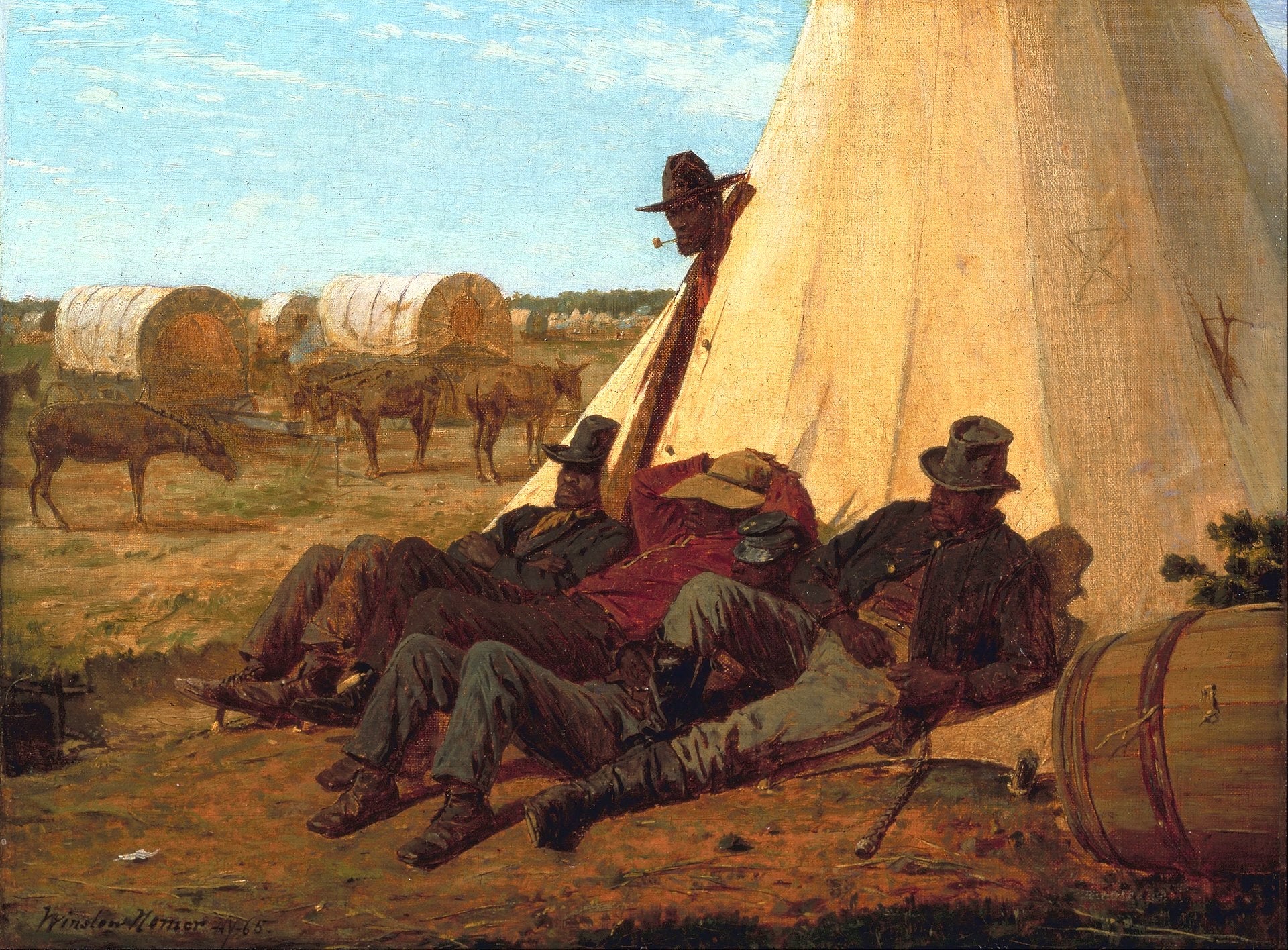 The Bright Side Painting by Winslow Homer Lifestyle Painting