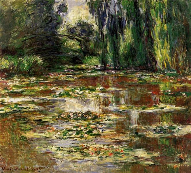 The Bridge over the Water-Lily Pond by Claude Monet | Reproduction