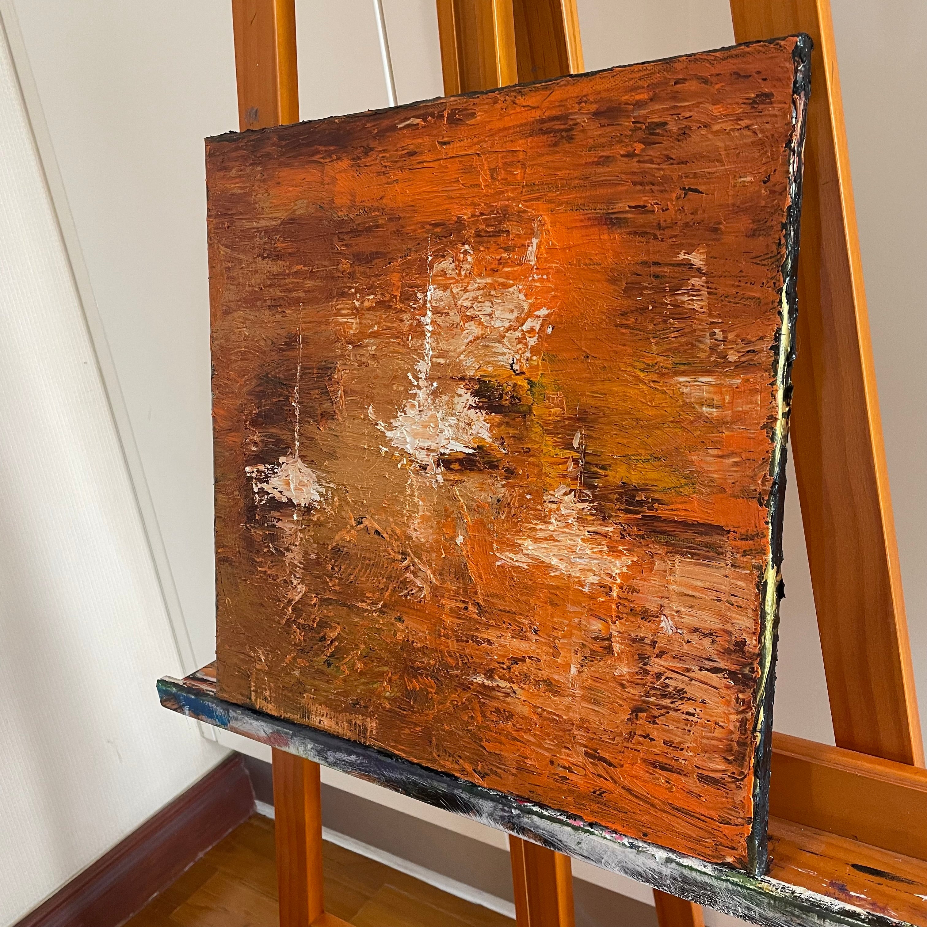 Seascape Painting Abstract Style Original Oil on Canvas by KateTmp