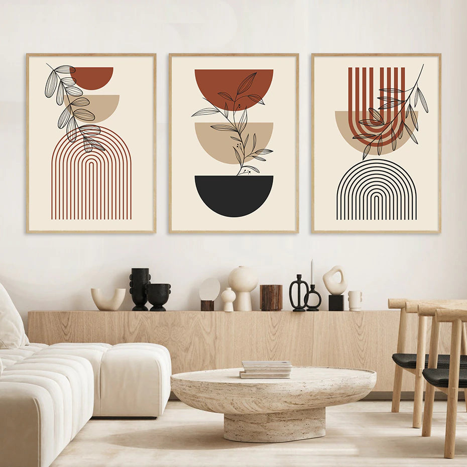 A Minimalist Abstract Masterpiece Print Set Wall Art Print Decor