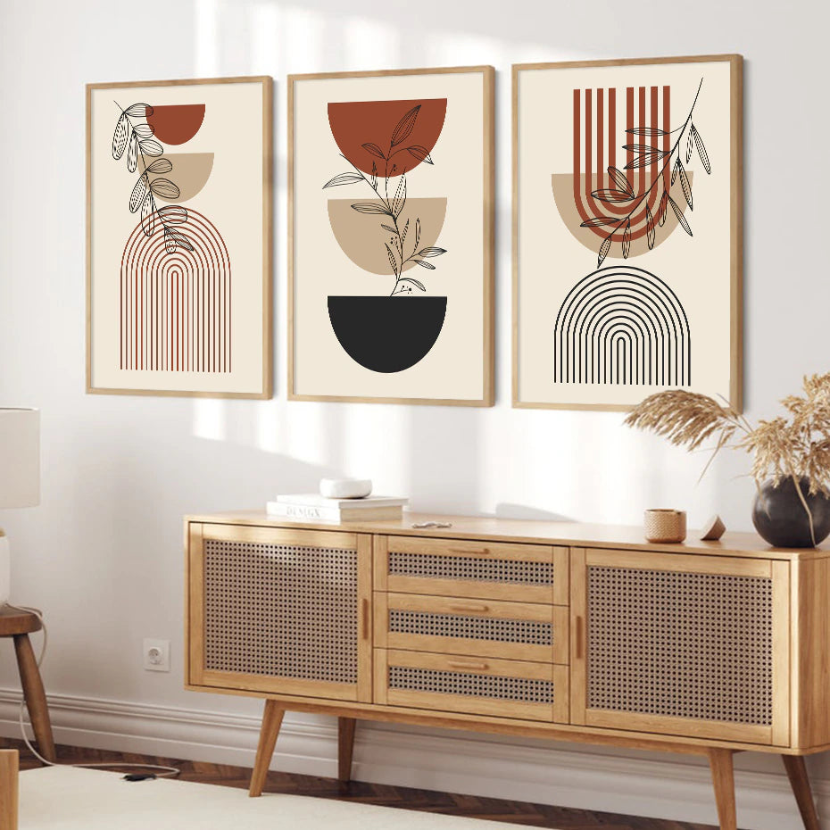 A Minimalist Abstract Masterpiece Print Set Wall Art Print Decor