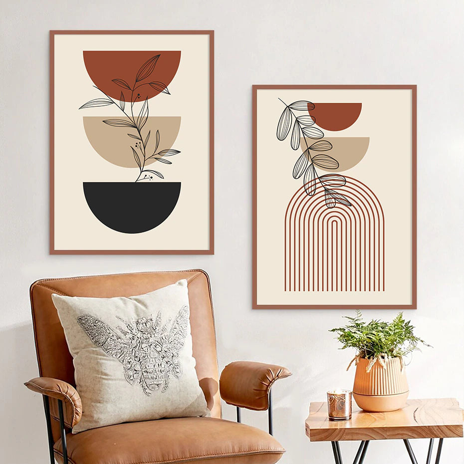 A Minimalist Abstract Masterpiece Print Set Wall Art Print Decor