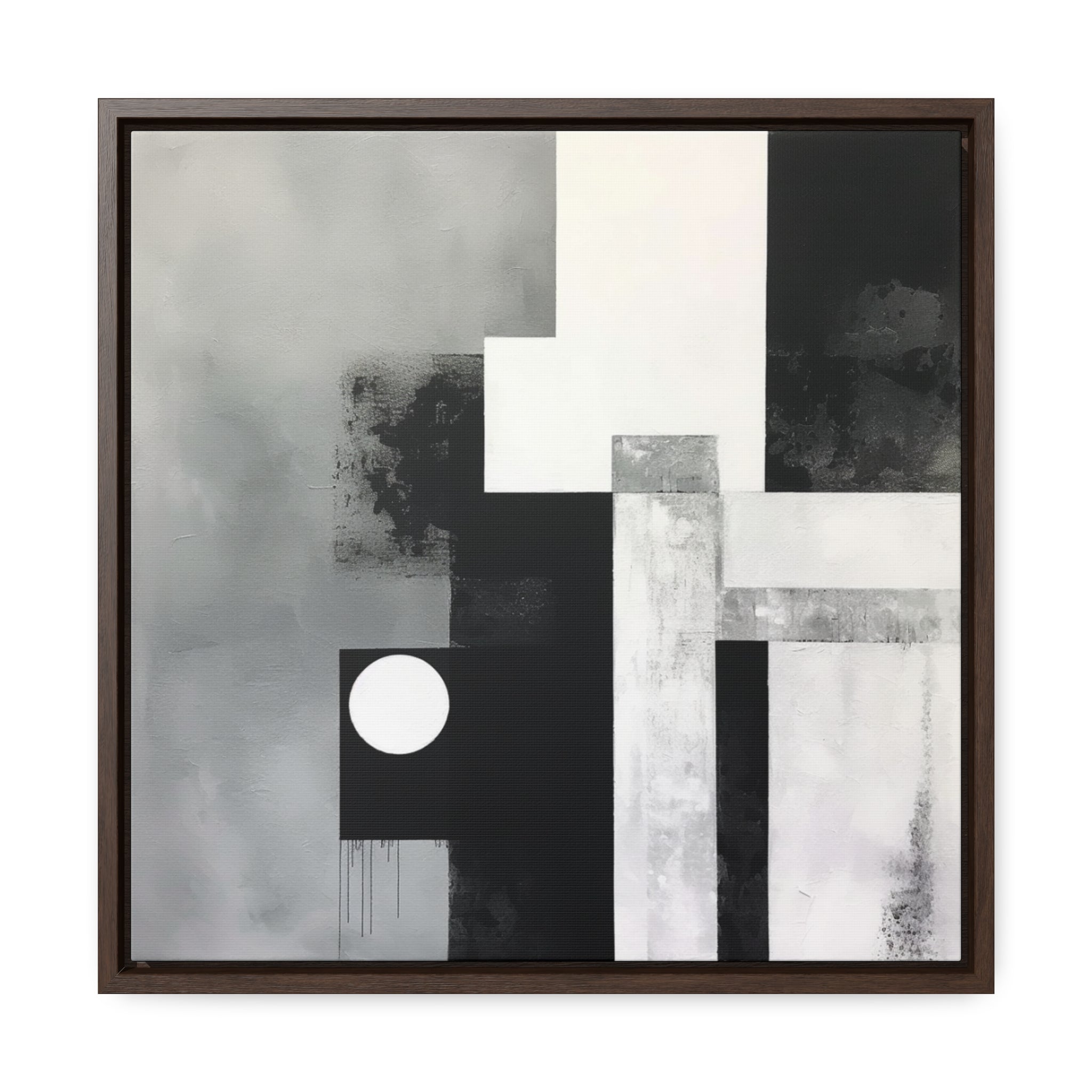 Black and White Abstract Art Moon Art Industrial forms Style Art Minimalist Compositions Wall Art Home Decor Modern Art Gift Abstract Canvas. Blue Surf Art .com - 5