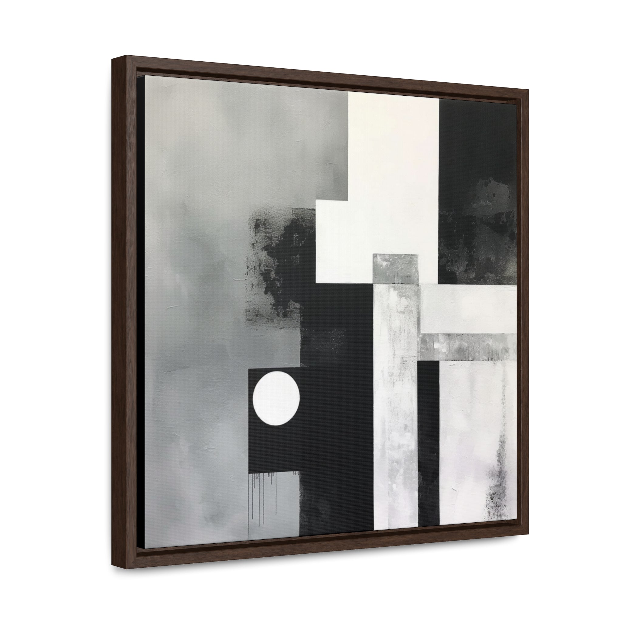 Black and White Abstract Art Moon Art Industrial forms Style Art Minimalist Compositions Wall Art Home Decor Modern Art Gift Abstract Canvas. Blue Surf Art .com - 6
