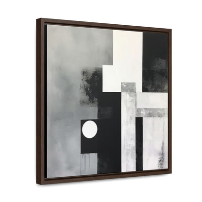 Black and White Abstract Art Moon Art Industrial forms Style Art Minimalist Compositions Wall Art Home Decor Modern Art Gift Abstract Canvas. Blue Surf Art .com - 6