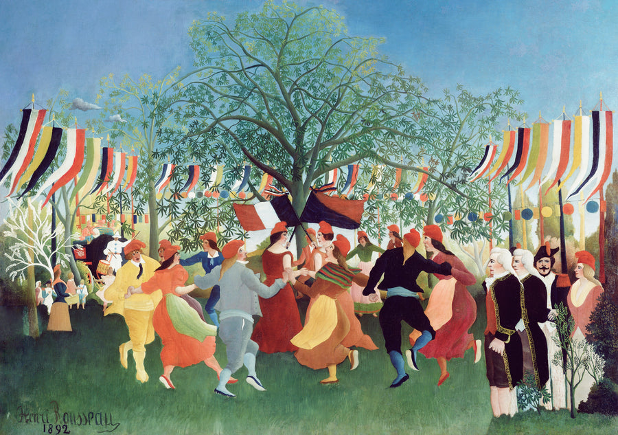 Centennial of Independence (1892) Henri Rousseau Wall Art Gift Canvas Art Painting
