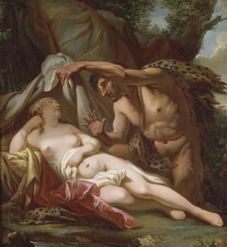 Hand-painted reproduction of Jacques-Louis David’s Jupiter and Antiope. Museum-quality oil on canvas, various sizes, photo proof, global delivery.