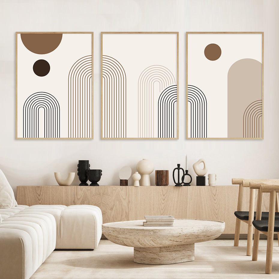 Minimalist Abstract Print Set of 3 pcs