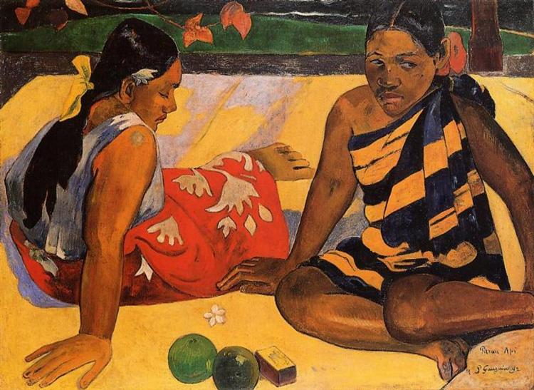 What's New? Painting by Paul Gauguin Reproduction Museum Quality